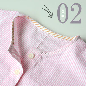 ちらりと覗くおしゃれなテープのワンポイント（全色同色）