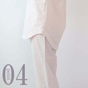 お尻が少し隠れる後ろすそ丈