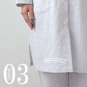 同色に合わせると透け感は目立ちにくい