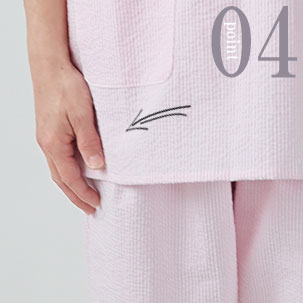 同色をあわせると透け感は目立ちにくい