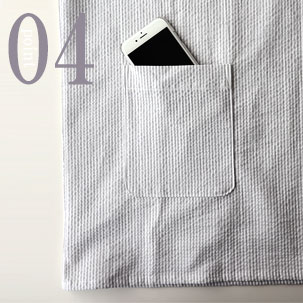 スマホも入るポケット