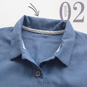 ちらりと覗くおしゃれなテープのワンポイント(全色同色)