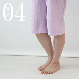 涼しく動きやすい半ズボン(短パン)タイプ