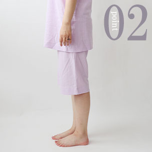 肩が冷えにくい袖丈