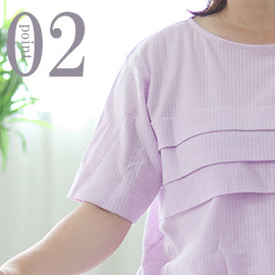 肩が冷えにくい袖丈