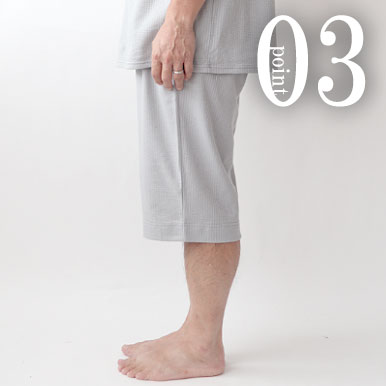 涼しく動きやすい半ズボン(短パン)タイプ