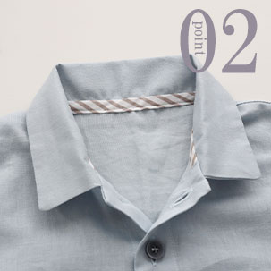 ちらりと覗くおしゃれなテープのワンポイント（全色同色）