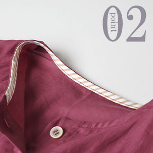 ちらりと覗くおしゃれなテープのワンポイント（全色同色）