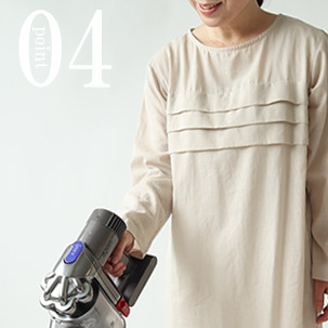 家事も楽々、ゆったりデザイン