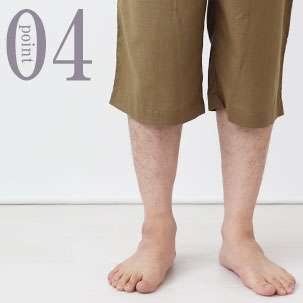 涼しく動きやすい半ズボン