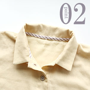 ちらりと覗くおしゃれなテープのワンポイント（全色同色）