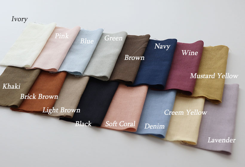 カラーバリエーション。豊富な16色