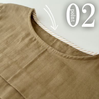 ちらりと覗くおしゃれなテープのワンポイント(全色同色)