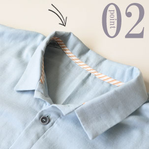 ちらりと覗くおしゃれなテープのワンポイント(全色同色)