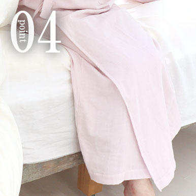 はだけない程よい丈感