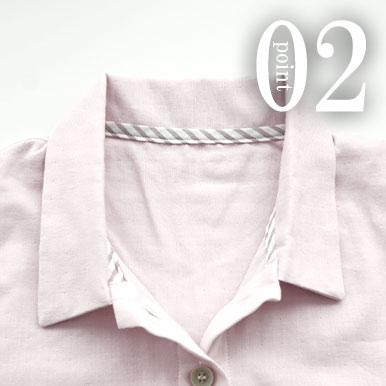 ちらりと覗くおしゃれなテープのワンポイント（全色同色）