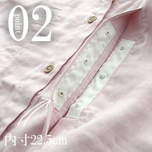 ちらりと覗くおしゃれなテープのワンポイント(全色同色)