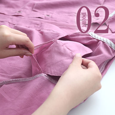 ちらりと覗くおしゃれなテープのワンポイント（全色同色）