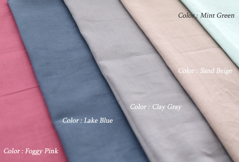 カラーバリエーション。豊富な5色