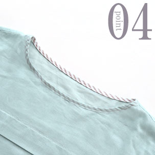 ちらりと覗くおしゃれなテープがワンポイント(全色同色)