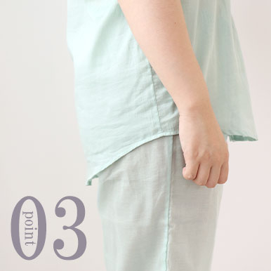 おしりが隠れる上着すそ丈