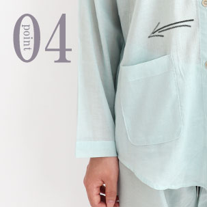 同色をあわせると透け感は目立ちにくい