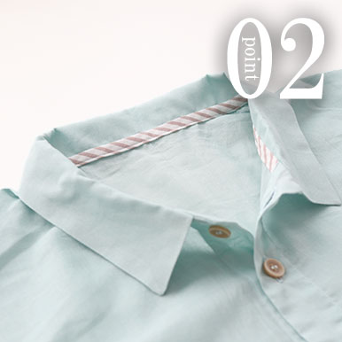 ちらりと覗くおしゃれなテープのワンポイント(全色同色)