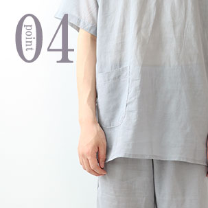 上下同色で揃えれば透け感は目立ちにくい