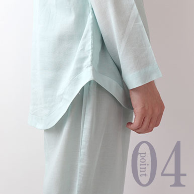 お尻が少し隠れる後ろすそ丈