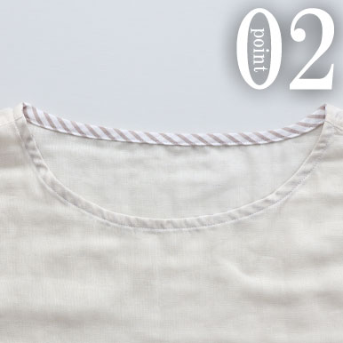 80オーガニック超長綿ダブルガーゼパジャマのデザイン2