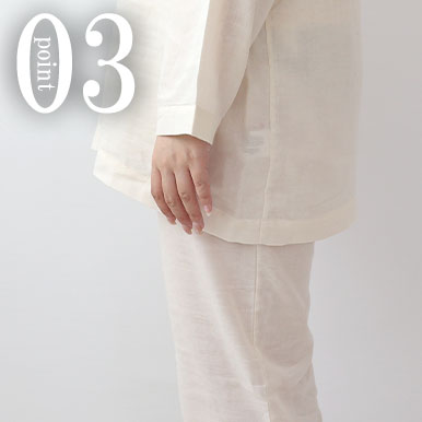 80オーガニック超長綿ダブルガーゼパジャマのデザイン3