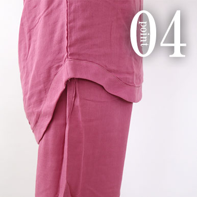 お尻が少し隠れる後ろすそ丈