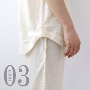 80オーガニック超長綿ダブルガーゼパジャマのデザイン3