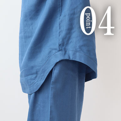 お尻が少し隠れる後ろすそ丈