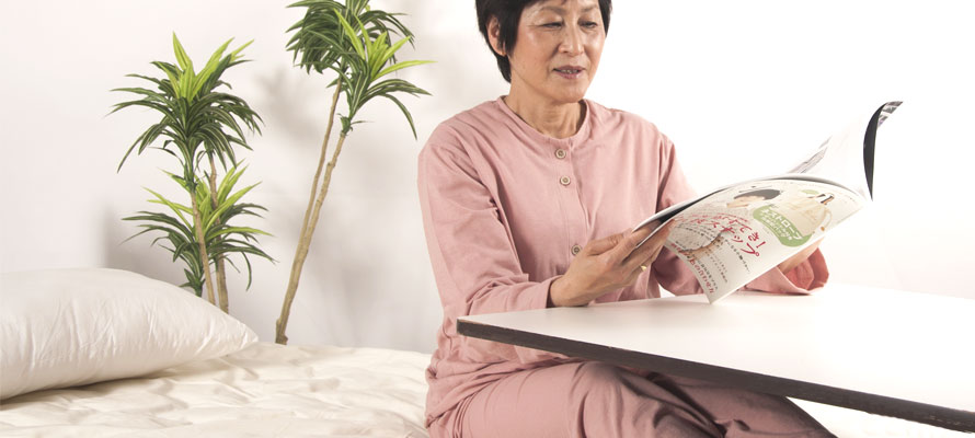 1日中着るパジャマだからこそ、綿100%のものを