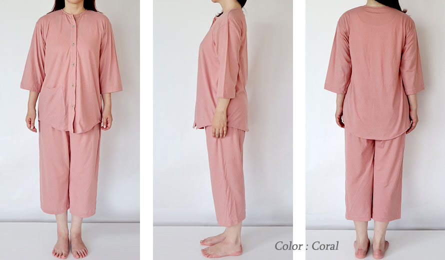 涼しく関節を冷やさない七分袖・七分丈