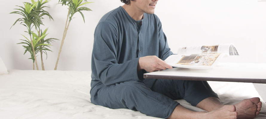 1日中着るパジャマだからこそ、綿100％のものを