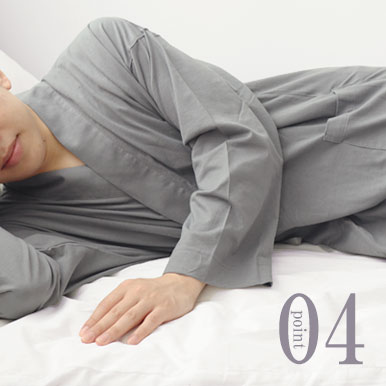 動きやすいゆとりのあるサイズ感