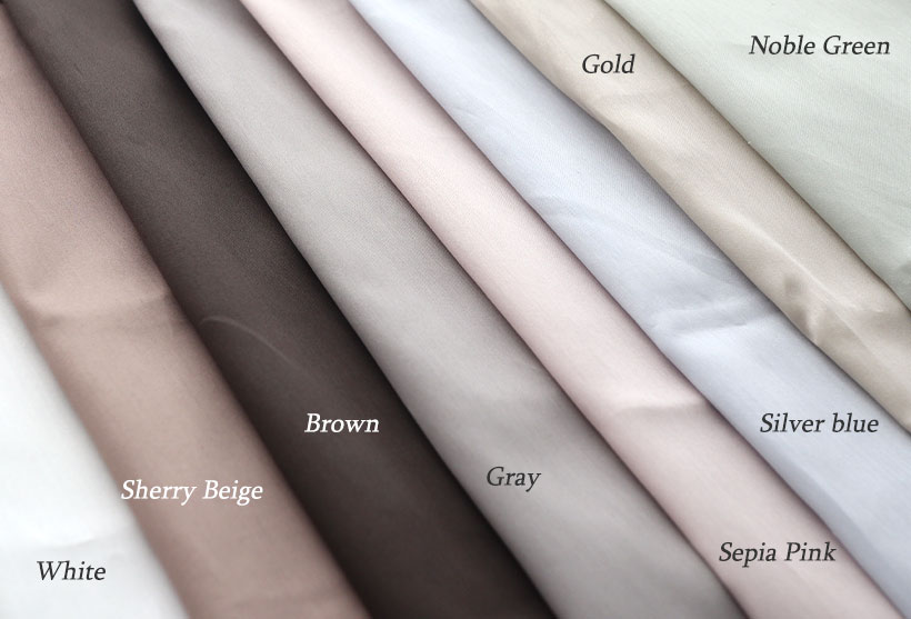 カラーバリエーション。豊富な8色