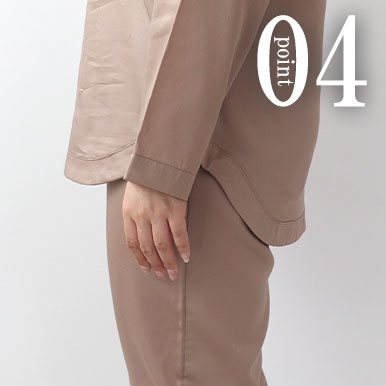 80インドオーガニック超長綿サテンパジャマのデザイン4