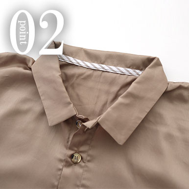 ちらりと覗くおしゃれなテープのワンポイント（全色同色）