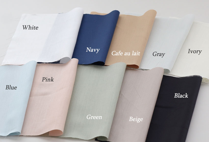 カラーバリエーション。豊富な10色