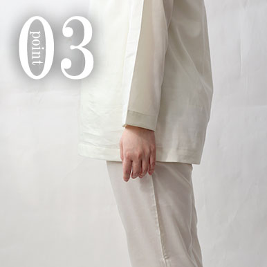 おしりが隠れる上着すそ丈であったか