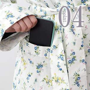 スマホも入る腰ポケットつき(2箇所)