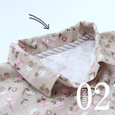 ちらりと覗くおしゃれなテープのワンポイント(全色同色)