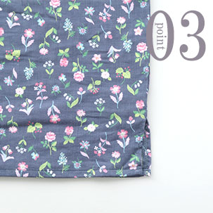 お尻が少し隠れる後ろすそ丈。シャツのスワローテールを採用