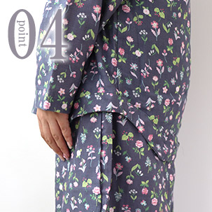 お尻が少し隠れる後ろすそ丈