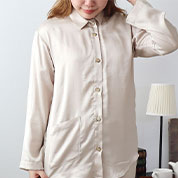 レーヨンサテンスモールカラーパジャマ