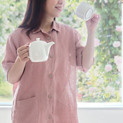 やわらかるいリネンレディースパジャマ