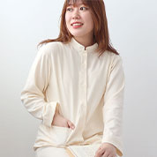 オーガニックコットンムースバンドカラーパジャマ